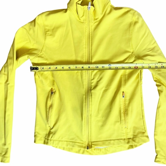 Lucy Women’s Activewear Bright Yellow Athletic Jacket Size M - Picture 5 of 10